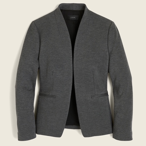 J. Crew Jackets & Blazers - J. Crew Going-Out Blazer in Stretch Twill - Charcoal / Dark Grey / Hthr Dove